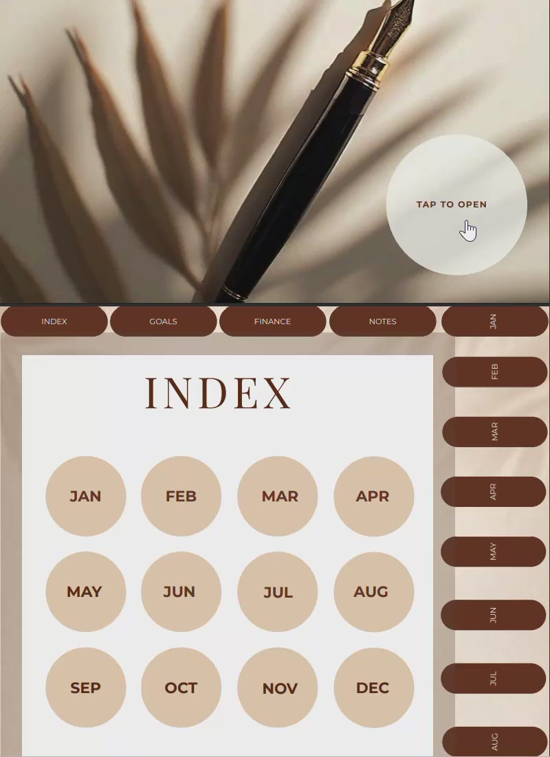 The 2026 Interactive iPad Planner System